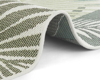 Hanse Home, Kusový koberec Beach 103843 Green / Cream – na von aj na doma, 200x290, zelená, chodba / predsieň