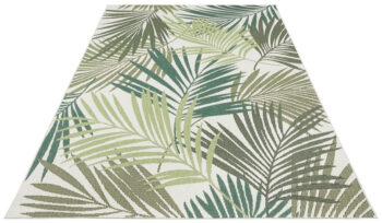 Hanse Home, Kusový koberec Beach 103843 Green / Cream – na von aj na doma, 200x290, zelená, chodba / predsieň