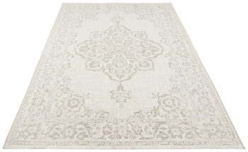 Hanse Home, Kusový koberec Beach 103854 Cream / Beige – na von aj na doma, 240x340, biela, chodba / predsieň
