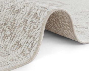 Hanse Home, Kusový koberec Beach 103854 Cream / Beige – na von aj na doma, 240x340, biela, chodba / predsieň