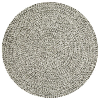 Hanse Home, Kusový koberec Braided 105552 Melange kruh – na von aj na doma, 200x200 (priemer) kruh, béžová, chodba / predsieň