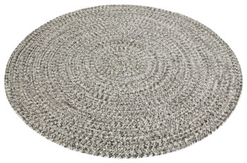 Hanse Home, Kusový koberec Braided 105552 Melange kruh – na von aj na doma, 200x200 (priemer) kruh, béžová, chodba / predsieň
