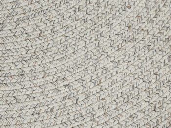 Hanse Home, Kusový koberec Braided 105553 Light Melange kruh – na von aj na doma, 200x200 (priemer) kruh, biela, chodba / predsieň