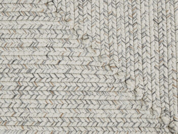 Hanse Home, Kusový koberec Braided 105553 Light Melange – na von aj na doma, 80x200, biela, chodba / predsieň
