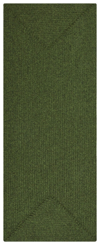 Hanse Home, Kusový koberec Braided 105554 Green – na von aj na doma, 80x150, zelená, chodba / predsieň