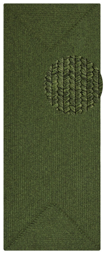 Hanse Home, Kusový koberec Braided 105554 Green – na von aj na doma, 80x150, zelená, chodba / predsieň