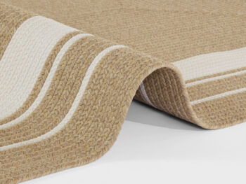 Hanse Home, Kusový koberec Braided 105556 Creme Beige kruh – na von aj na doma, 200x200 (priemer) kruh, béžová, chodba / predsieň