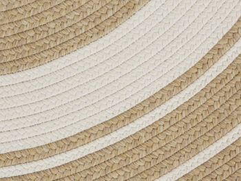 Hanse Home, Kusový koberec Braided 105556 Creme Beige kruh – na von aj na doma, 200x200 (priemer) kruh, béžová, chodba / predsieň