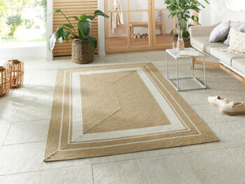 Hanse Home, Kusový koberec Braided 105556 Creme Beige – na von aj na doma, 120x170, béžová, chodba / predsieň