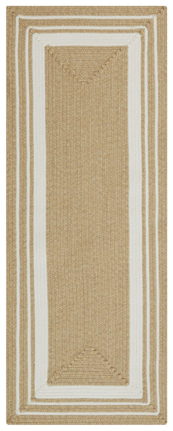 Hanse Home, Kusový koberec Braided 105556 Creme Beige – na von aj na doma, 120x170, béžová, chodba / predsieň
