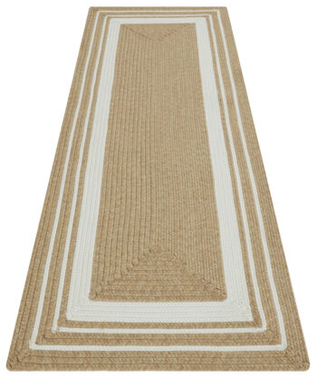 Hanse Home, Kusový koberec Braided 105556 Creme Beige – na von aj na doma, 120x170, béžová, chodba / predsieň