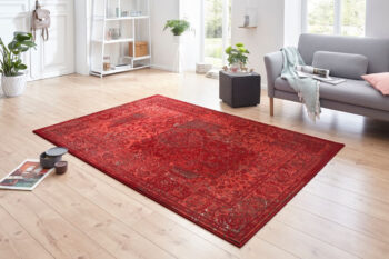 Hanse Home, Kusový koberec Celebration 103467 Plume Red, 120x170, červená, chodba / predsieň