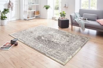 Hanse Home, Kusový koberec Celebration 103468 Plume Creme Grey, 200x290, šedá, chodba / predsieň