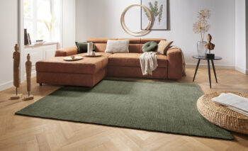 Hanse Home, Kusový koberec Cloud 103931 Mossgreen, 120x170, zelená, chodba / predsieň