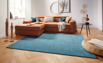 Hanse Home, Kusový koberec Cloud 103933 Petrolblue, 160x230, modrá, chodba / predsieň