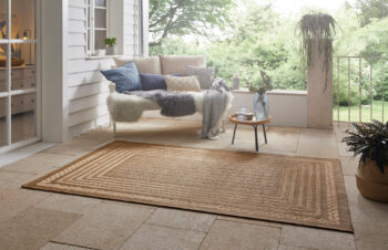 Hanse Home, Kusový koberec Forest 103992 Beige / Brown – na von aj na doma, 120x170, béžová, chodba / predsieň