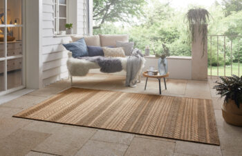 Hanse Home, Kusový koberec Forest 103995 Beige / Brown – na von aj na doma, 200x290, béžová, hnedá, chodba / predsieň
