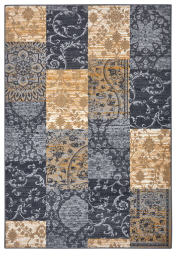 Hanse Home, Kusový koberec Gloria 105522 Grey Mustard, 80x150, žltá, obývacia izba