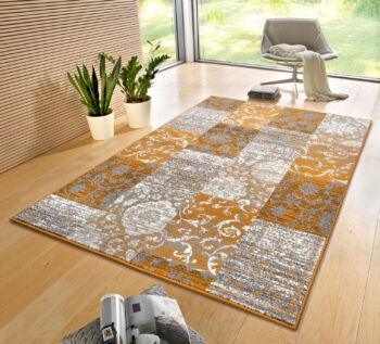 Hanse Home, Kusový koberec Gloria 105524 Mustard, 120x170, žltá, chodba / predsieň