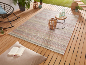 Hanse Home, Kusový koberec Lotus Rose zlaté 103252 – na von aj na doma, 200x290, viacfarebná, chodba / predsieň