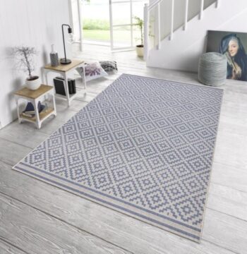 Hanse Home, Kusový koberec Meadow 102464 – na von aj na doma, 240x340, modrá, chodba / predsieň