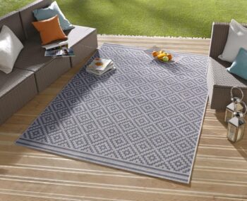 Hanse Home, Kusový koberec Meadow 102464 – na von aj na doma, 80x150, modrá, chodba / predsieň