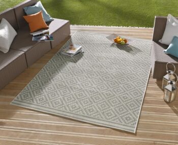 Hanse Home, Kusový koberec Meadow 102467 – na von aj na doma, 80x150, šedá, chodba / predsieň
