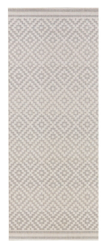 Hanse Home, Kusový koberec Meadow 102467 – na von aj na doma, 80x200, šedá, chodba / predsieň