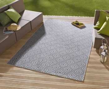 Hanse Home, Kusový koberec Meadow 102468 Blue – na von aj na doma, 200x290, modrá, chodba / predsieň