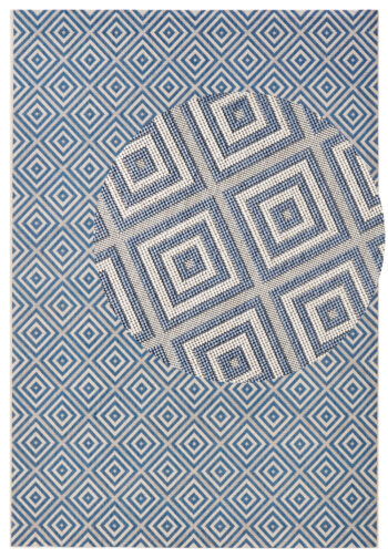 Hanse Home, Kusový koberec Meadow 102468 Blue – na von aj na doma, 200x290, modrá, chodba / predsieň