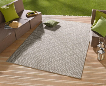 Hanse Home, Kusový koberec Meadow 102471 Grey – na von aj na doma, 200x290, šedá, chodba / predsieň