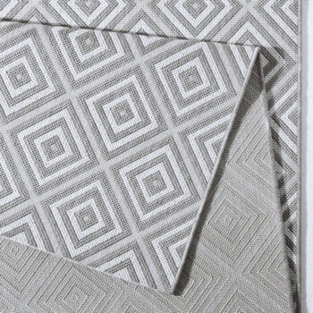 Hanse Home, Kusový koberec Meadow 102471 Grey – na von aj na doma, 200x290, šedá, chodba / predsieň