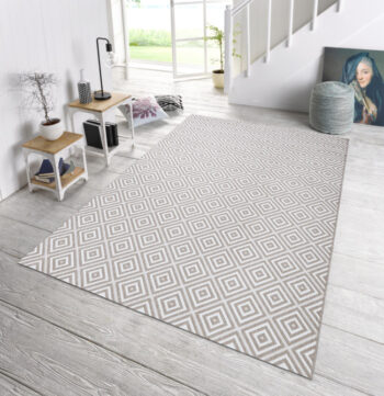 Hanse Home, Kusový koberec Meadow 102471 Grey – na von aj na doma, 80x150, šedá, chodba / predsieň
