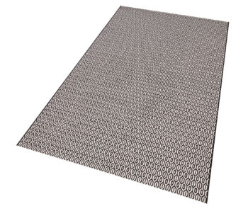 Hanse Home, Kusový koberec Meadow 102474 Black – na von aj na doma, 200x290, čiernobiela, chodba / predsieň