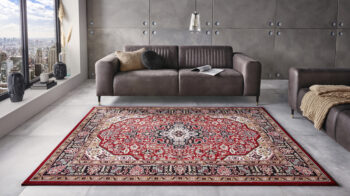 Hanse Home, Kusový koberec Mirkan 104095 Red, 80x250, červená, chodba / predsieň