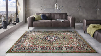 Hanse Home, Kusový koberec Mirkan 104097 Green, 120x170, zelená, chodba / predsieň