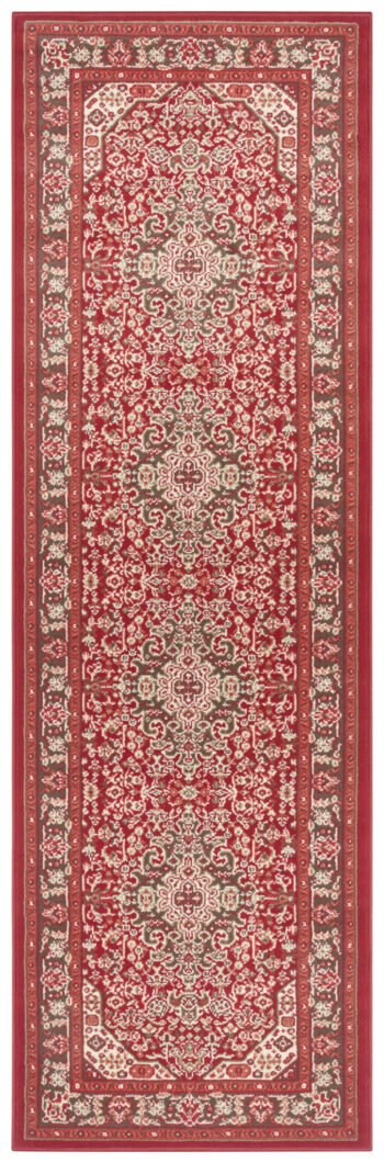 Hanse Home, Kusový koberec Mirkan 104098 Oriental red, 80x250, červená, chodba / predsieň