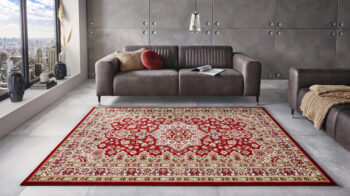 Hanse Home, Kusový koberec Mirkan 104103 Red, 160x230, červená, chodba / predsieň