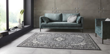 Hanse Home, Kusový koberec Mirkan 104436 Dark-grey, 160x230, šedá, chodba / predsieň