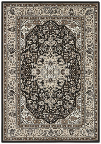 Hanse Home, Kusový koberec Mirkan 104439 Cream / Brown, 80x150, hnedá, chodba / predsieň