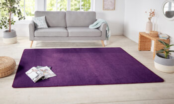 Hanse Home, Kusový koberec Nasty 101150 Purple, 80x300, fialová, chodba / predsieň