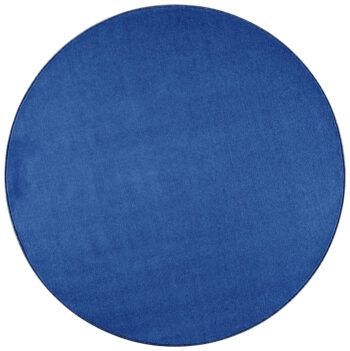 Hanse Home, Kusový koberec Nasty 101153 Blau kruh, 200x200 (priemer) kruh, modrá, chodba / predsieň