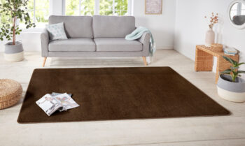 Hanse Home, Kusový koberec Nasty 101154 Braun, 80x200, hnedá, chodba / predsieň