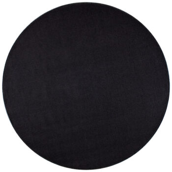 Hanse Home, Kusový koberec Nasty 102055 Schwarz kruh, 133x133 (priemer) kruh, čierna, chodba / predsieň