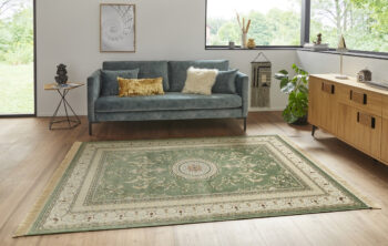 Hanse Home, Kusový koberec Naveh 104372 Green, 140x95, zelená, chodba / predsieň