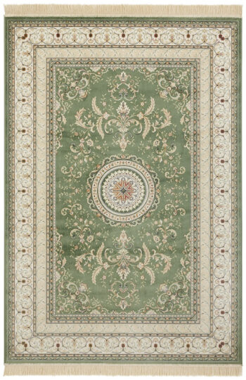 Hanse Home, Kusový koberec Naveh 104372 Green, 140x95, zelená, chodba / predsieň