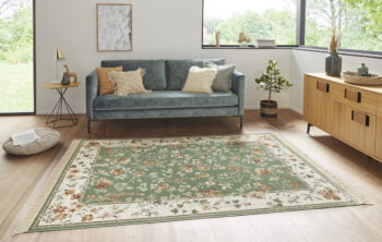 Hanse Home, Kusový koberec Naveh 104374 Green, 160x230, zelená, chodba / predsieň
