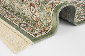 Hanse Home, Kusový koberec Naveh 104379 Ivory / Green, 195x300, zelená, chodba / predsieň
