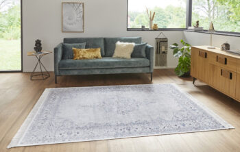 Hanse Home, Kusový koberec Naveh 104384 Pastell-Blue, 135x195, modrá, obývacia izba