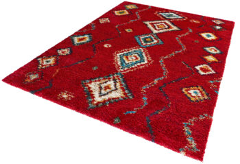 Hanse Home, Kusový koberec Nomadic 102692 Geometric Rot, 160x230, červená, obývacia izba